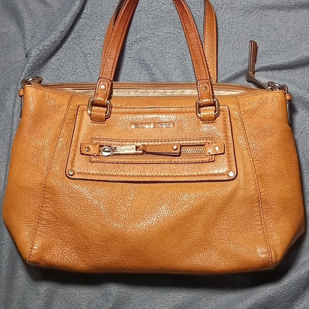 Michael Kors Brown Leather Satchel